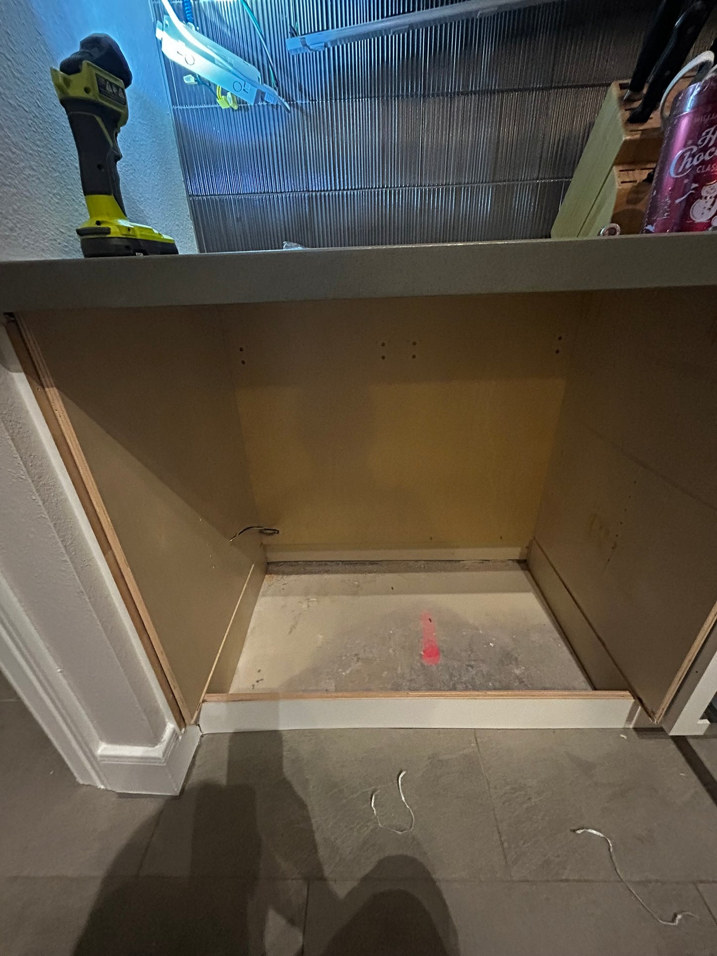 Kitchen cabinets installation