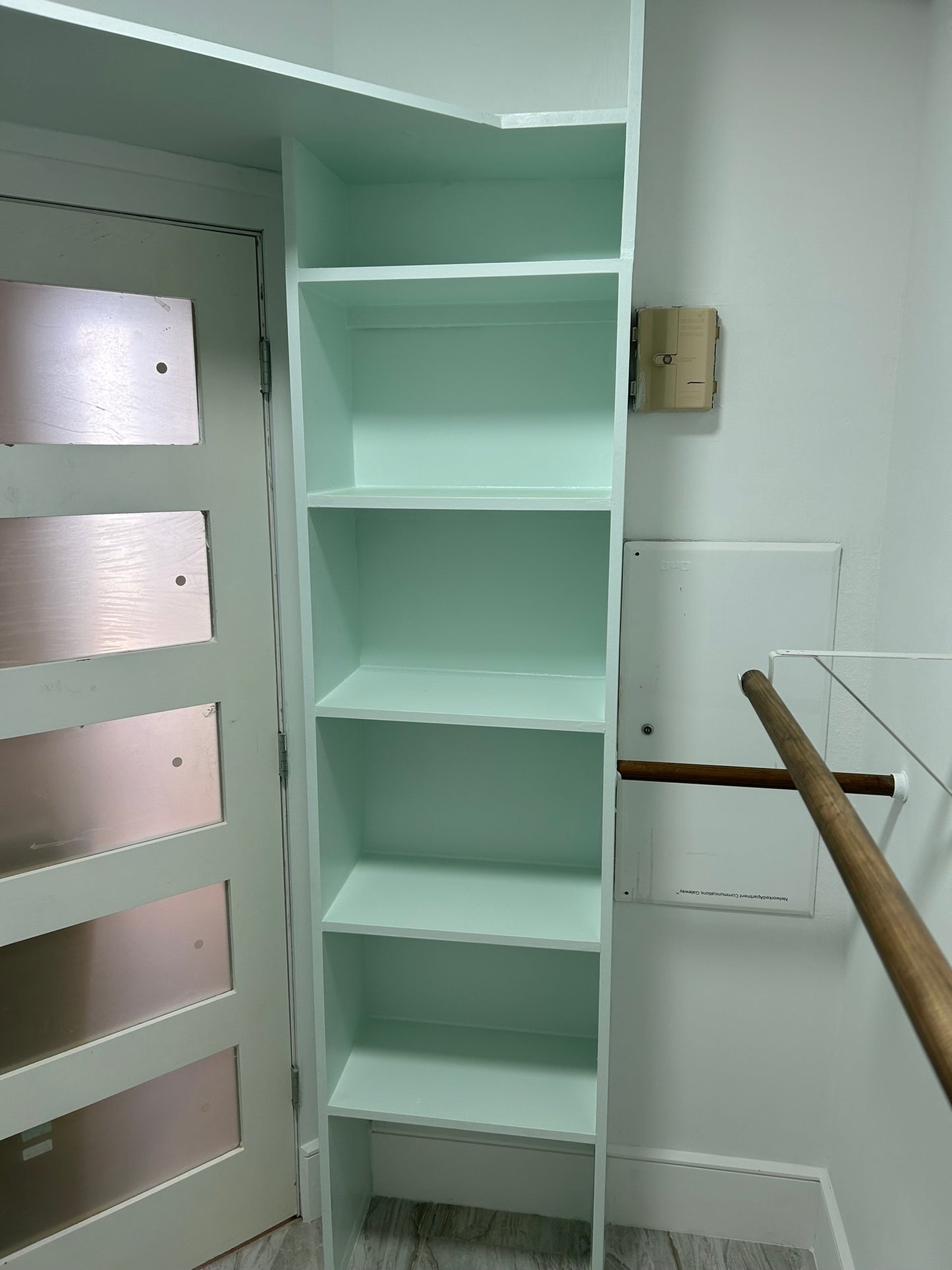 Closet and shelving system installation
